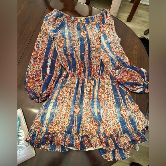 Show Me Your MuMu Dresses & Skirts - Show Me Your Mumu Off Shoulder Boho Mini Dress